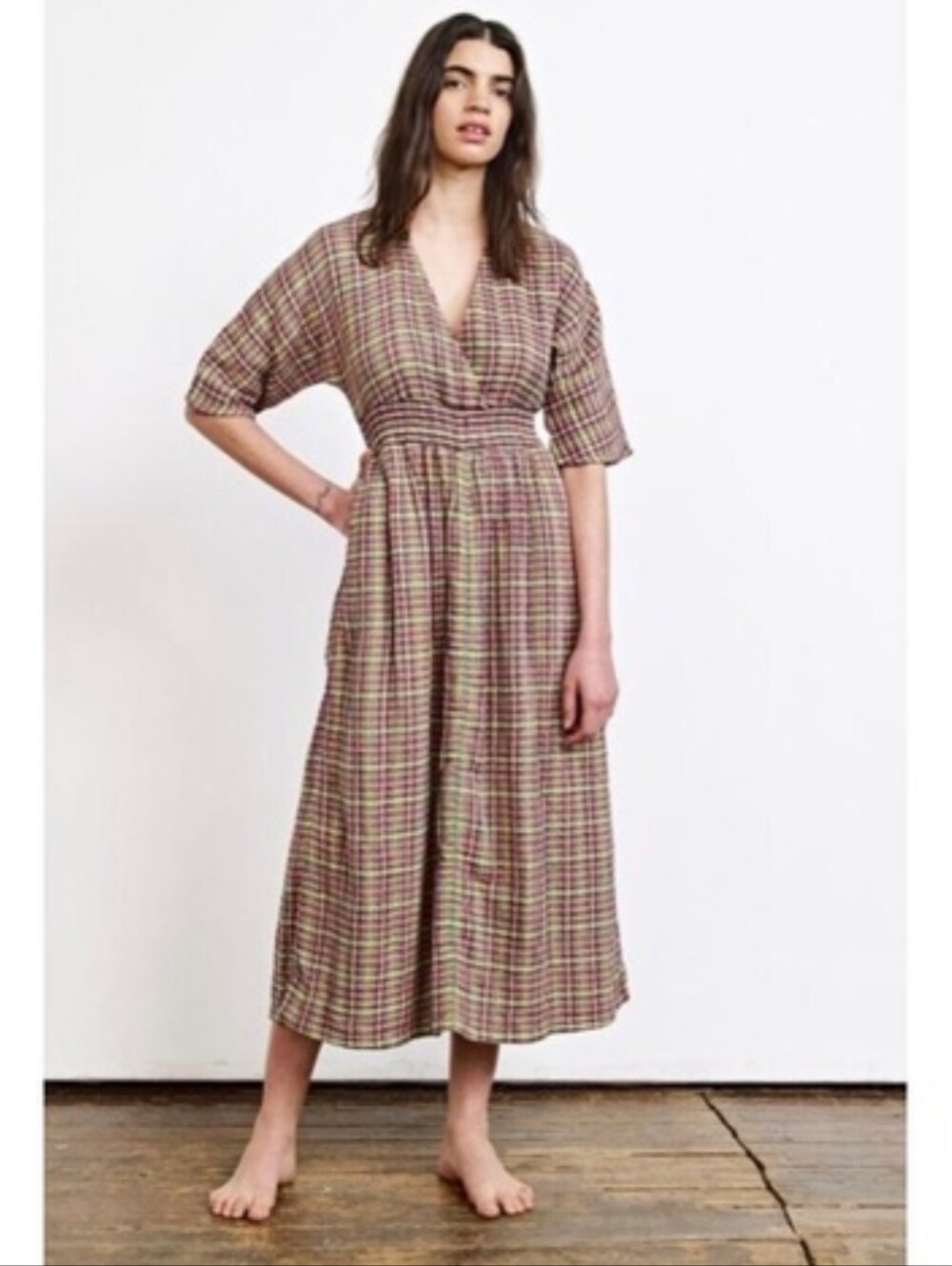 Ace & Jig Dani Dress In Poise Plaid